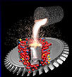 Molecular Dynamics Simulate the Molten State of Super Alloys for Tomorrow's Aircraft
